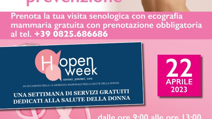 prevenzione il 22 aprile visite senologiche gratuite