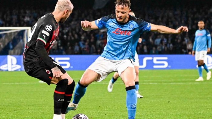 champions league napoli eliminato al milan basta il pareggio