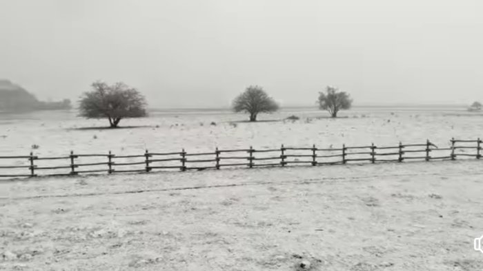 torna l inverno neve in irpinia fiocchi bianchi a montevergine e sul laceno