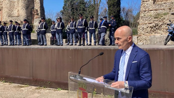 al teatro romano il 171 anniversario della fondazione della polizia di stato