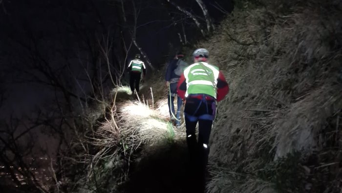 maiori escursionisti dispersi tra i sentieri del monte avvocata salvati