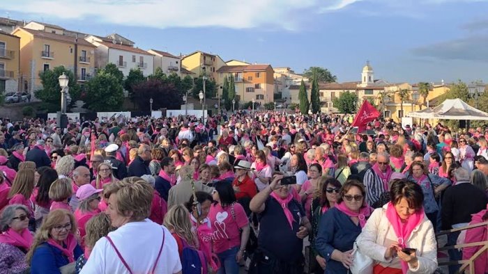 a pietrelcina torna una luce per la vita organizzata da the power of pink