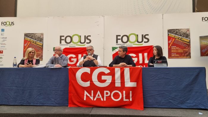 ricci segretario generale cgil napoli e campania mobilitazione necessaria