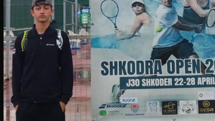tennis mattia paolo pagano 15 anni esporta il suo talento in albania