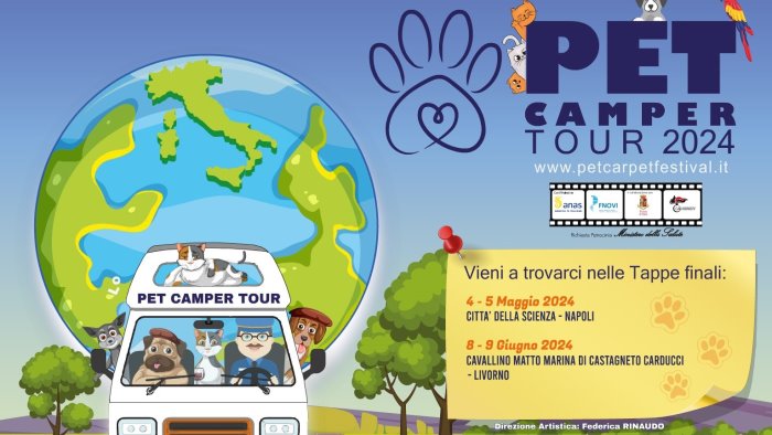 ambiente e sicurezza stradale arriva a napoli il pet camper tour