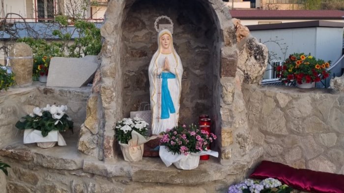 ariano inaugurata a brecceto una cappellina in onore della madonna di lourdes