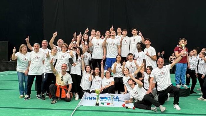 ginnastica salerno e storia conquistata la promozione in serie a1