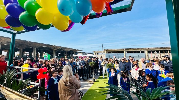 sarno inaugurati i moduli scolastici polifunzionali in via san valentino