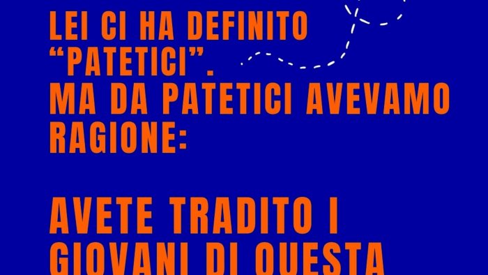 ci ha definito patetici ma avevamo ragione avete tradito i giovani avellinesi