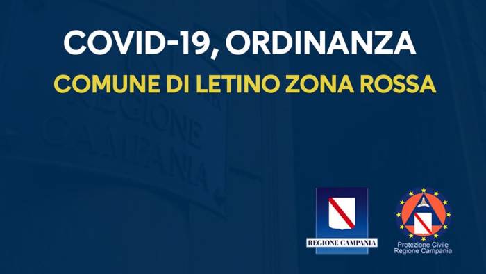 nuova zona rossa in campania e letino 10 casi in un giorno