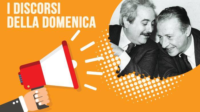 paolo borsellino dimostriamo al mondo che falcone e vivo