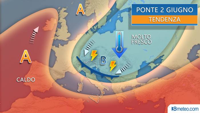 ponte 2 giugno variabile tra sole e rischio temporali