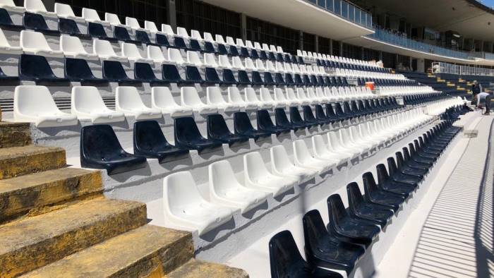 sediolini e torri faro ripresi i lavori allo stadio di cava