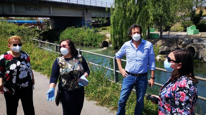 sversamenti illeciti nel fiume sarno sopralluogo del m5s