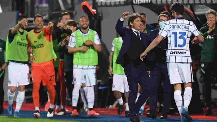 il sassuolo ferma l atalanta sull 1 1 inter campione d italia