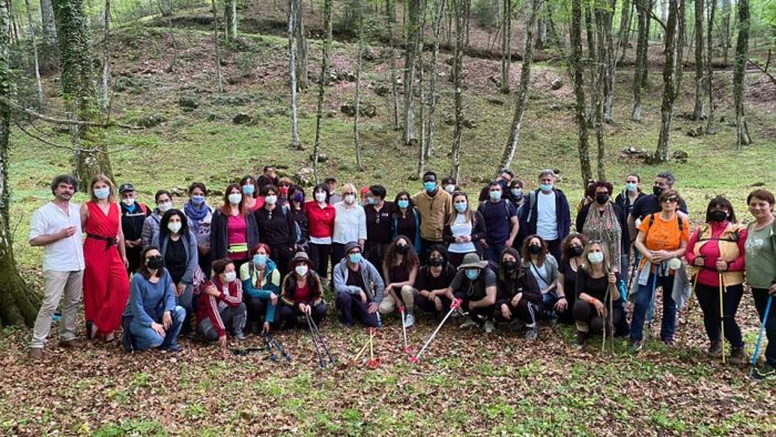 lioni grande successo per la prima giornata di trekking