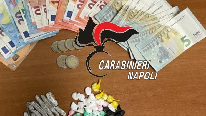 sorpreso con cocaina crack e hashish arrestato