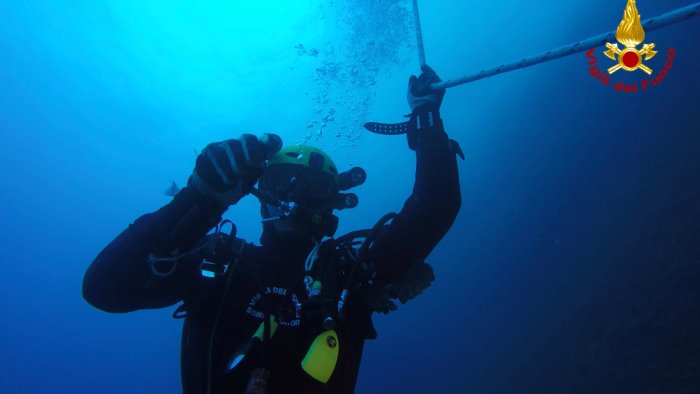 a palinuro addestramento speleosubacqueo di livello avanzato