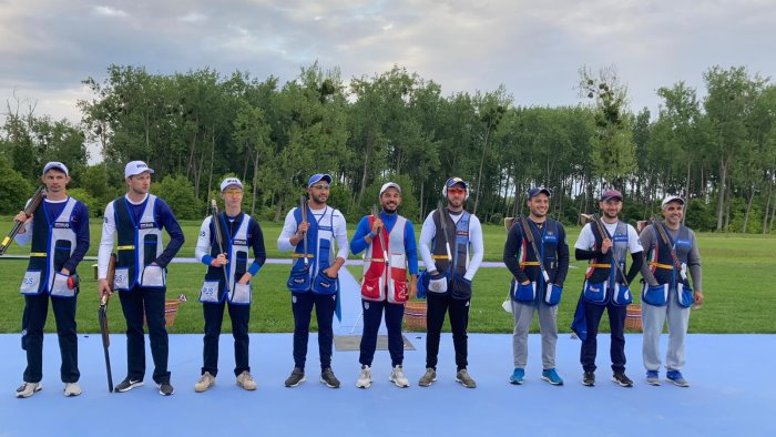 campionato europeo skeet due medaglie per l italia