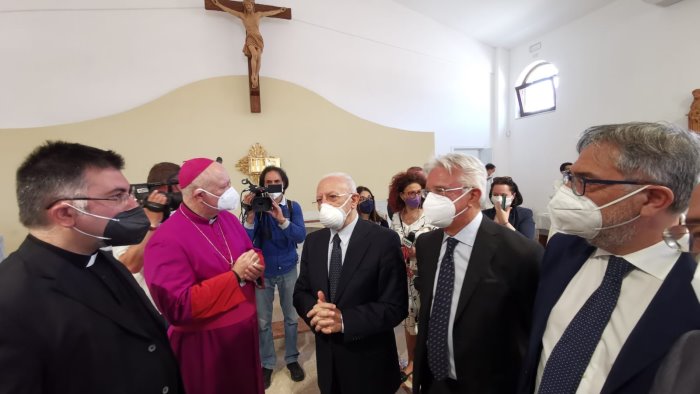 salerno inaugurata la cappella giovanni paolo ii