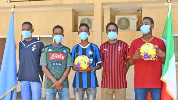 le squadre italiane a sostegno dei giovani di mogadiscio