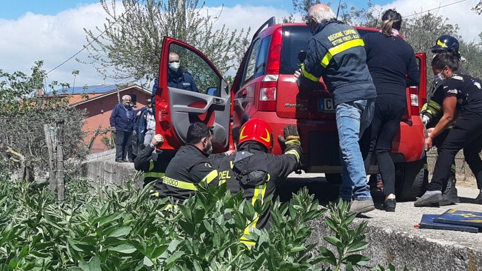 vai che ce la fai e finisce fuori strada paura ad ariano