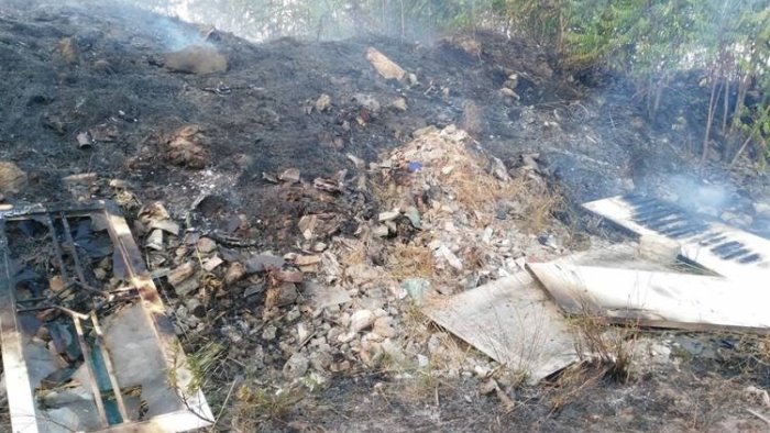 fiamme in un area protetta del parco del vesuvio si indaga