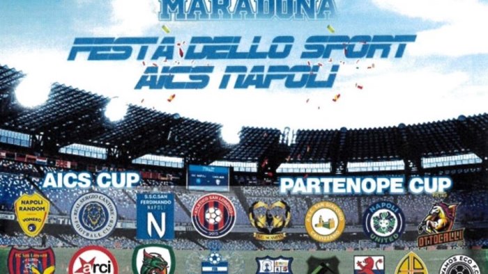 napoli 60 anni di aics al maradona stadium