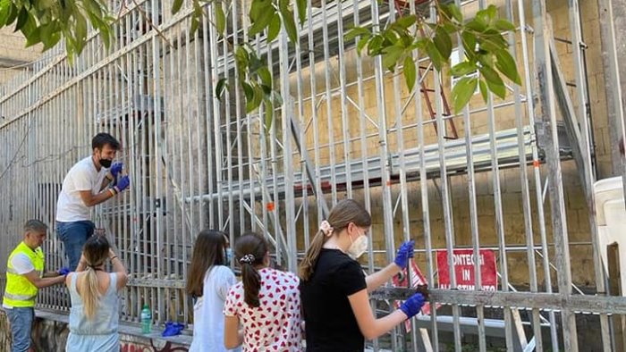 napoli giovani ripuliscono cappella pappagoda gioiello del centro storico