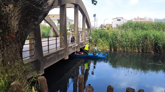 a san marzano sul sarno proseguono i lavori sul ponte della sp5