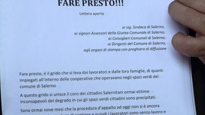 fare presto nuovo appello disperato dei lavoratori delle cooperative