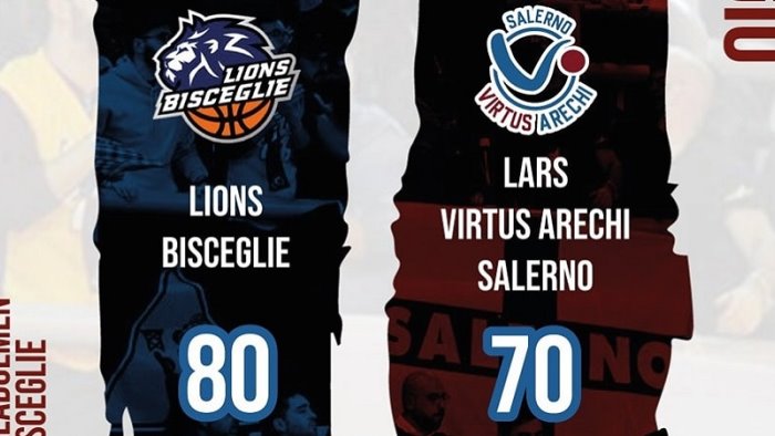 lars virtus arechi salerno ko anche in gara 2 vince bisceglie 80 70