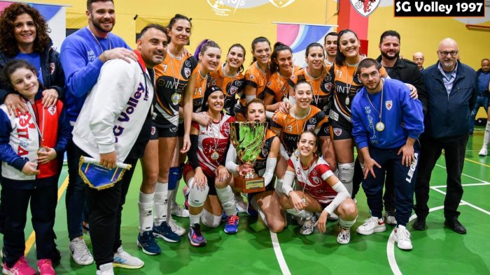 intec service sg volley trionfo nella supercoppa campania