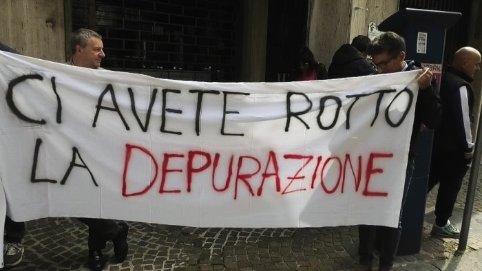 avellino riesplode la vertenza asidep ci avete rotto la depurazione