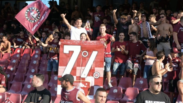 salernitana carica del ccsc in vista della fiorentina tutti all arechi