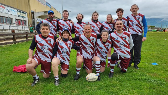 touch rugby sesto posto per i bersaglieri sanniti a l aquila