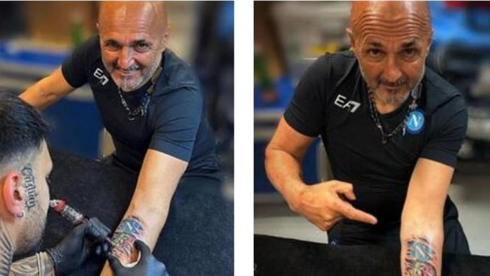 spalletti tatuaggio per il napoli ora i tifosi sperano nella conferma