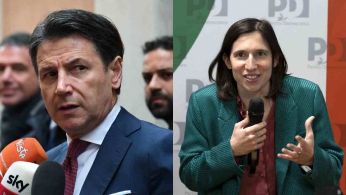 elezioni lunedi conte e schlein in tour in campania nei comuni al voto