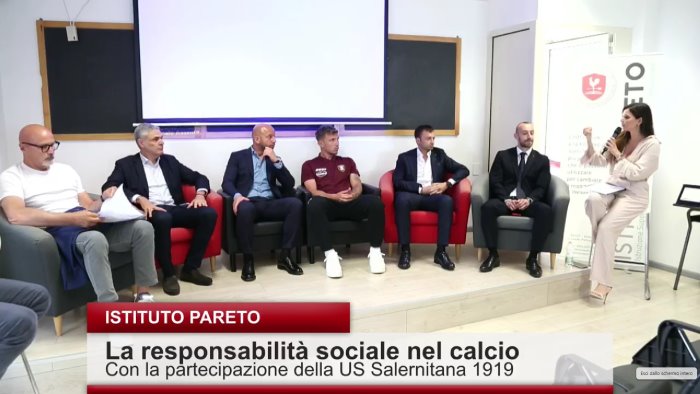 salernitana ospite al pareto il sociale e una priorita per il nostro club