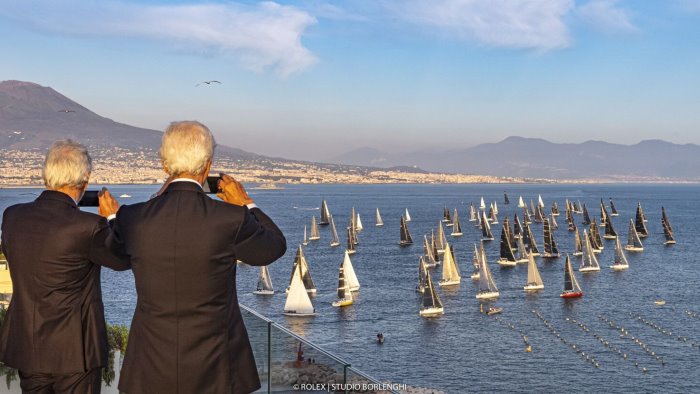 vela venerdi 12 la partenza della tre golfi