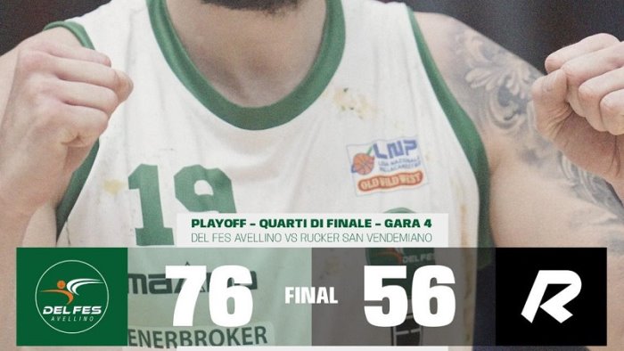 del fes avellino in semifinale vittoria in gara 4 contro san vendemiano