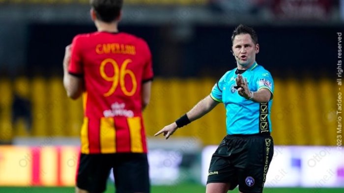 benevento ecco l arbitro che dirigera al nereo rocco