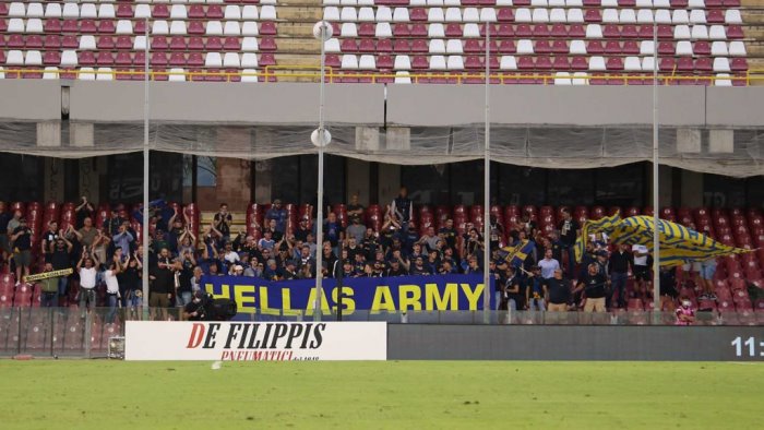 salernitana verona il gos conferma le restrizioni per la tifoseria ospite