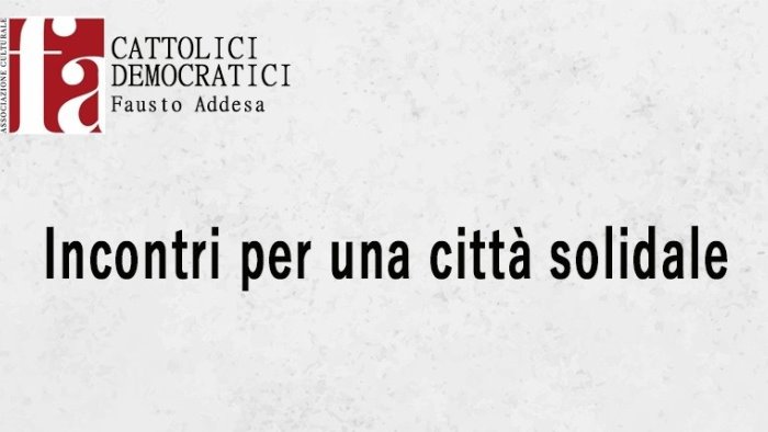 incontri per una citta solidale un dialogo sul futuro di avellino