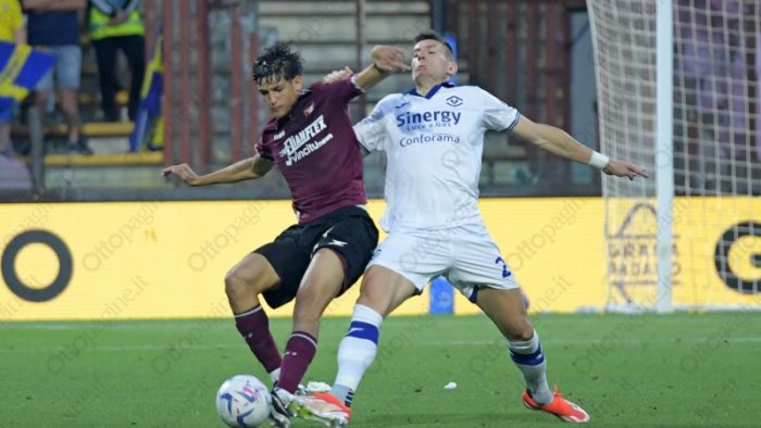 salernitana verona 1 2 la gioia di fusco jr un momento incredibile