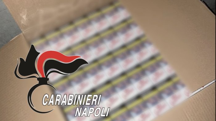 carabinieri sequestrano 7750 pacchetti di sigarette indagini in corso