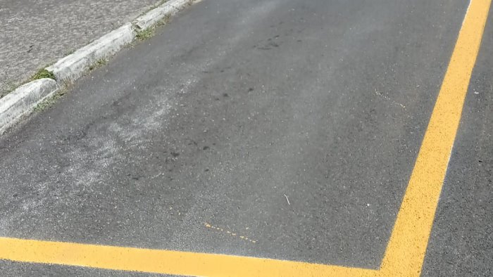 parcheggio disabili ad aiello del sabato terminata la lunga attesa