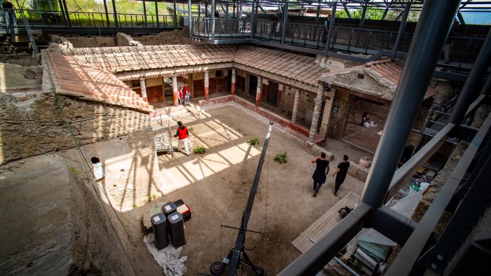 pompei altre meraviglie nel parco riapre la casa dei casti amanti