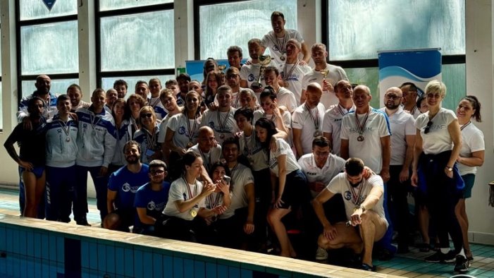 new sporting in titoli e podi al campionato regionale di nuoto pinnato