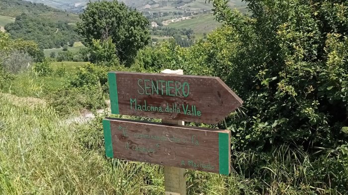 bonito si inaugura il percorso verde madonna della valle